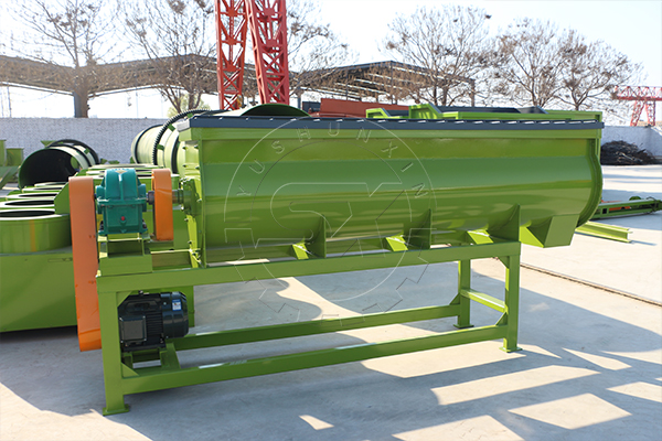 Single Shaft Mixer for Fertilizer Mixing